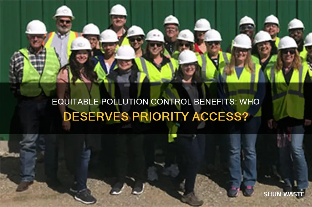 who should receive the benefits of pollution control