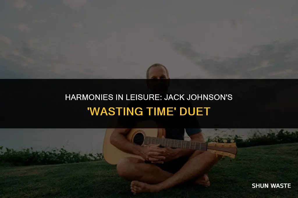 who sings with jack johnson on wasting time