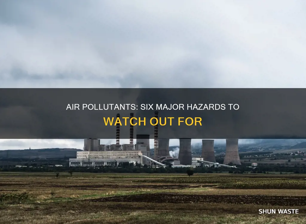 who six major air pollutants