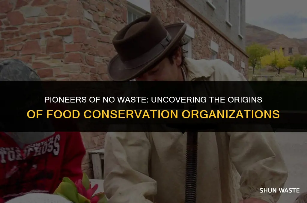who started no waste food organization