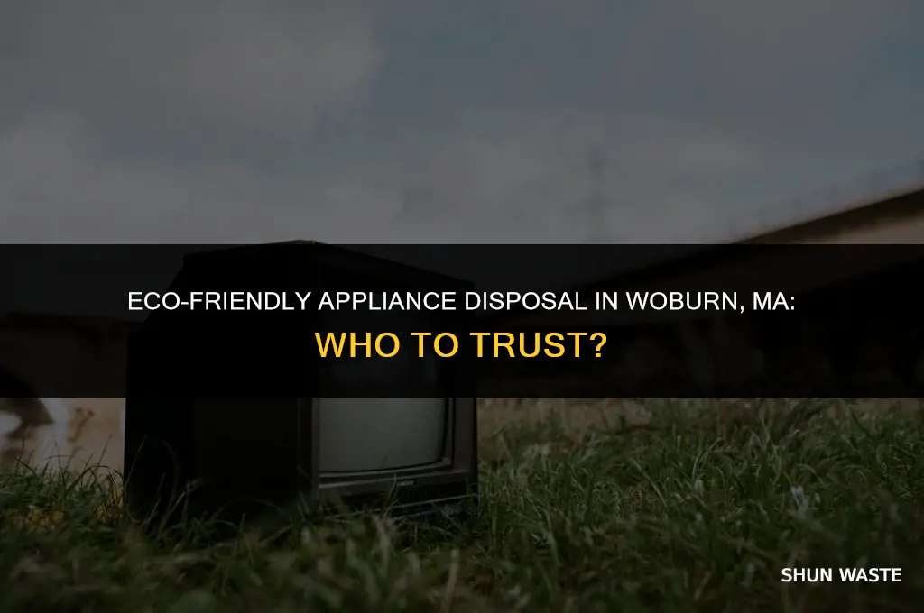 who takes appliances for waste management in woburn ma