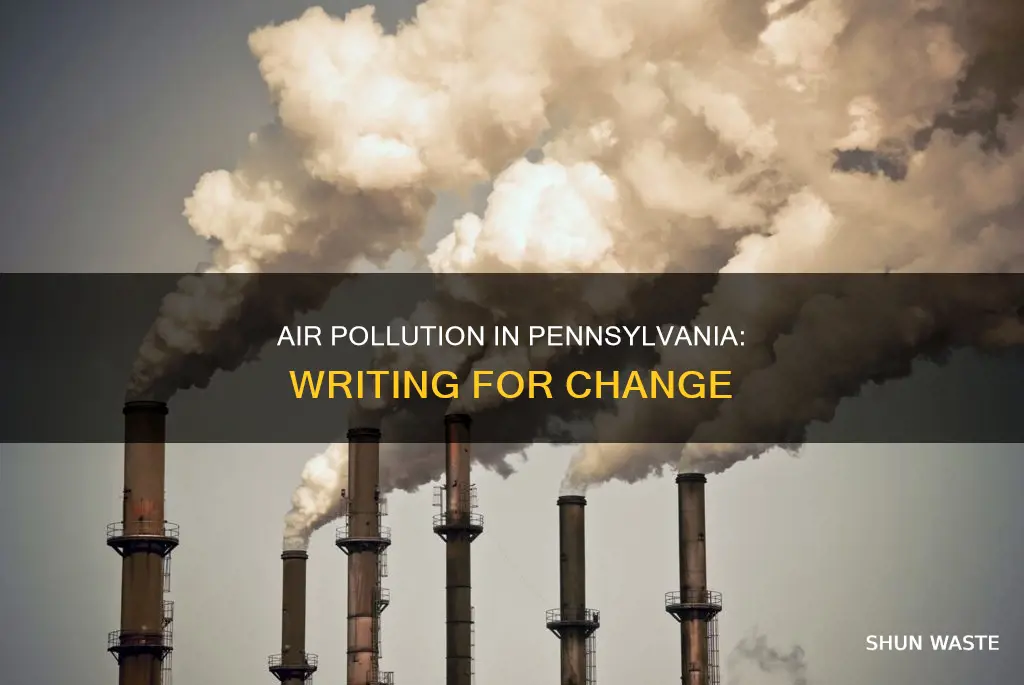 who to write for air pollution pennsylvania