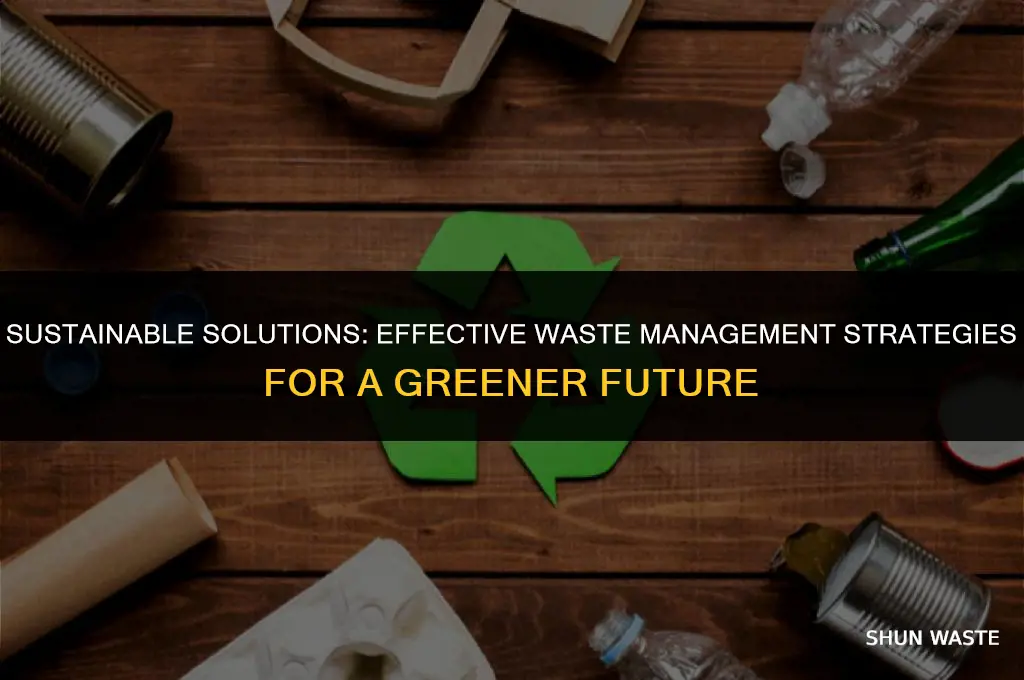 who waste management strategies