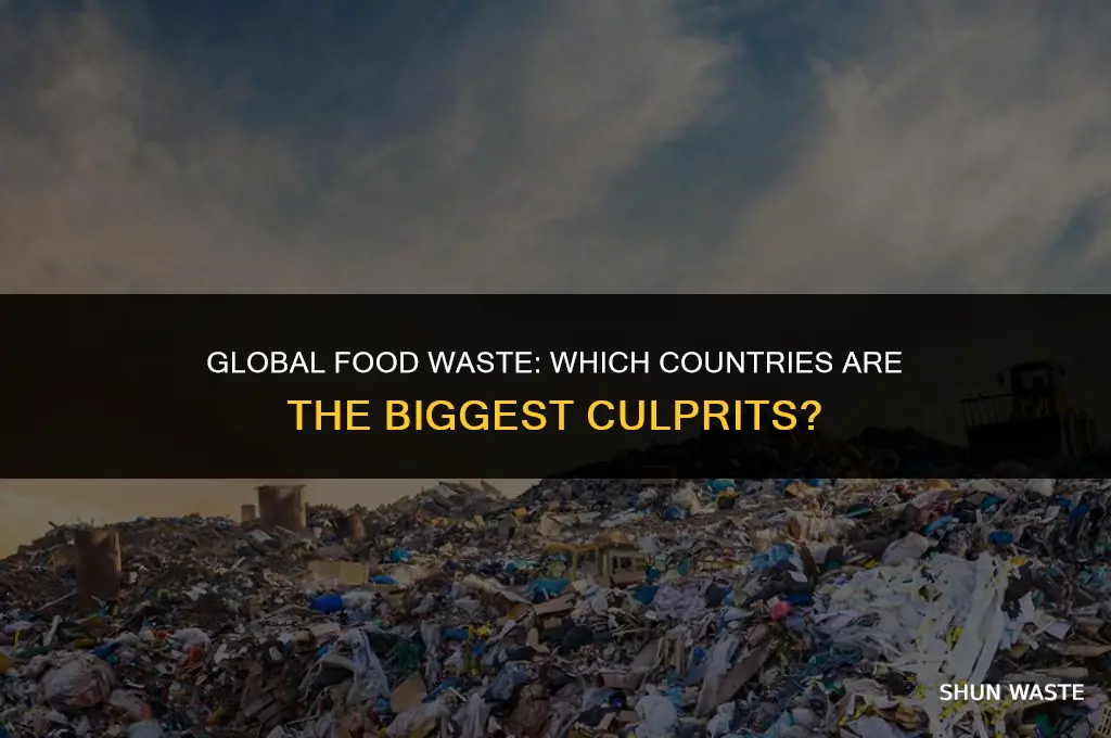 who waste the kost food in the world
