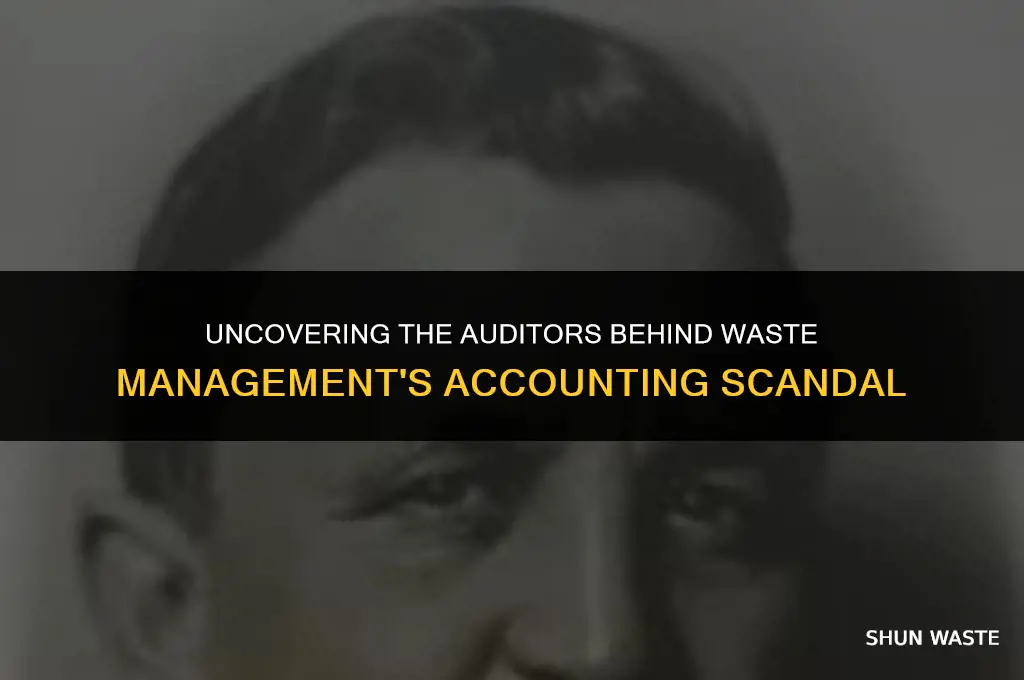 who were the auditors during the waste management accounting scandal