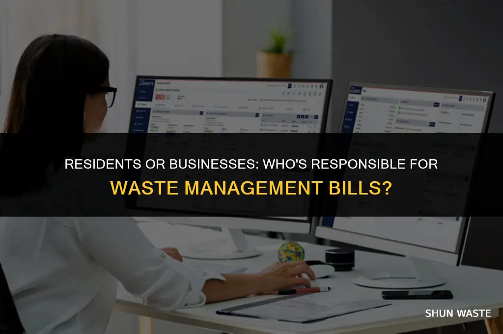 who will be getting bills from waste management