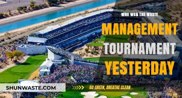 Who Clinched Victory at the Waste Management Tournament?