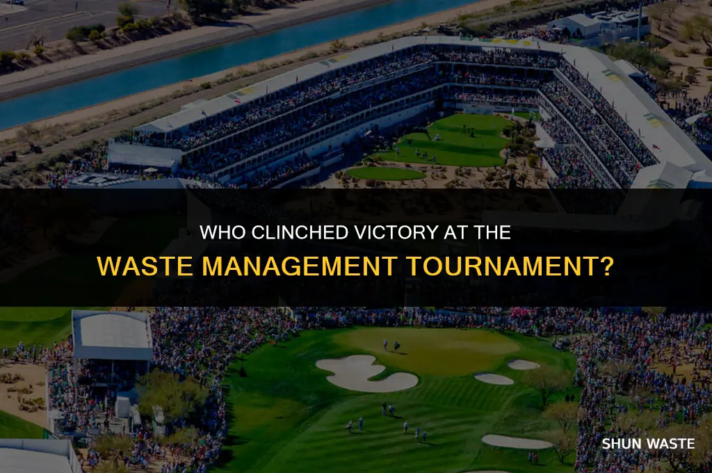 who won the waste management tournament yesterday