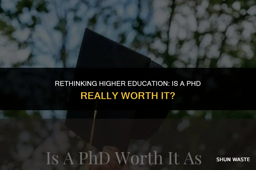 why a phd is a waste of time