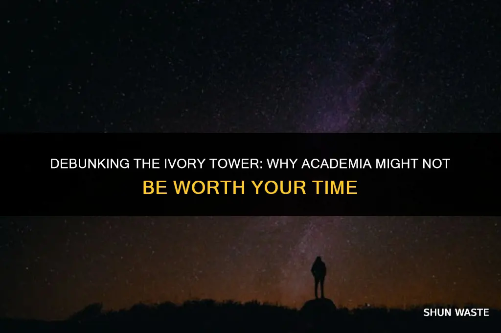 why academia is a waste of time