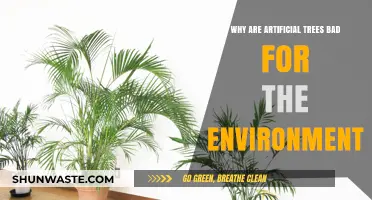Artificial Trees: Uncovering Their Hidden Environmental Costs and Impact