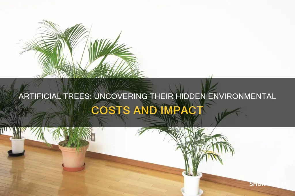 why are artificial trees bad for the environment