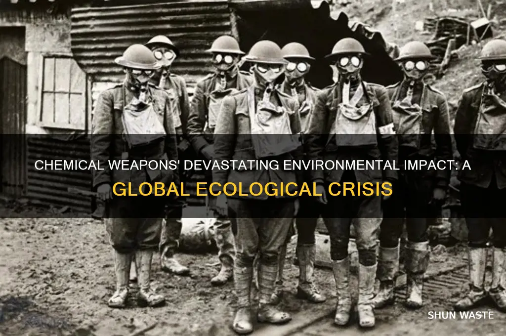 why are chemical weapons bad for the environment