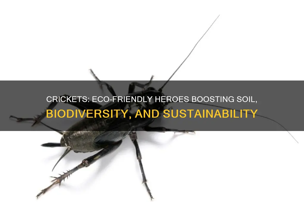 why are crickets good for the environment