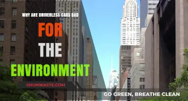 Driverless Cars: Unintended Environmental Consequences and Sustainability Concerns