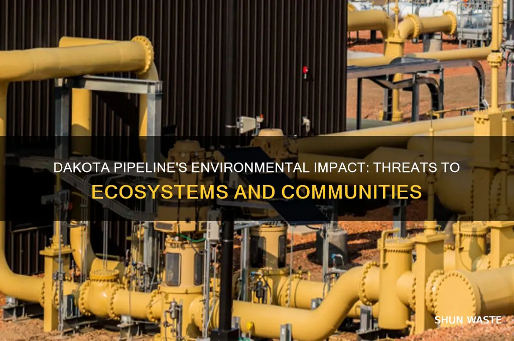 why are is dakot pipline bad for environment