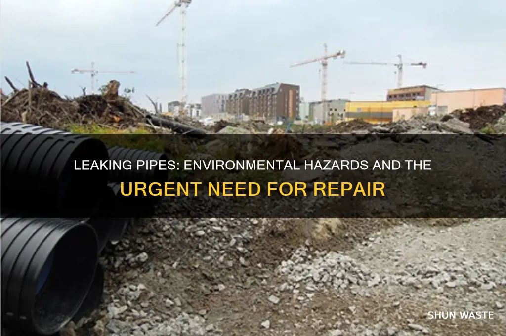 why are leaking pipes bad for the environment