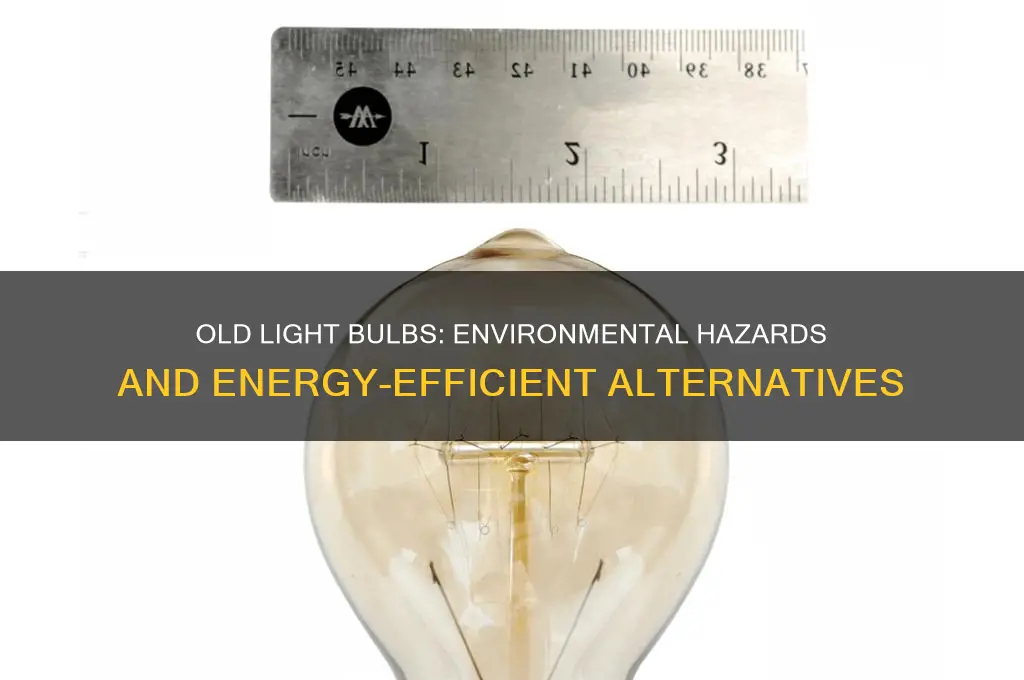 why are old light bulbs bad for the environment