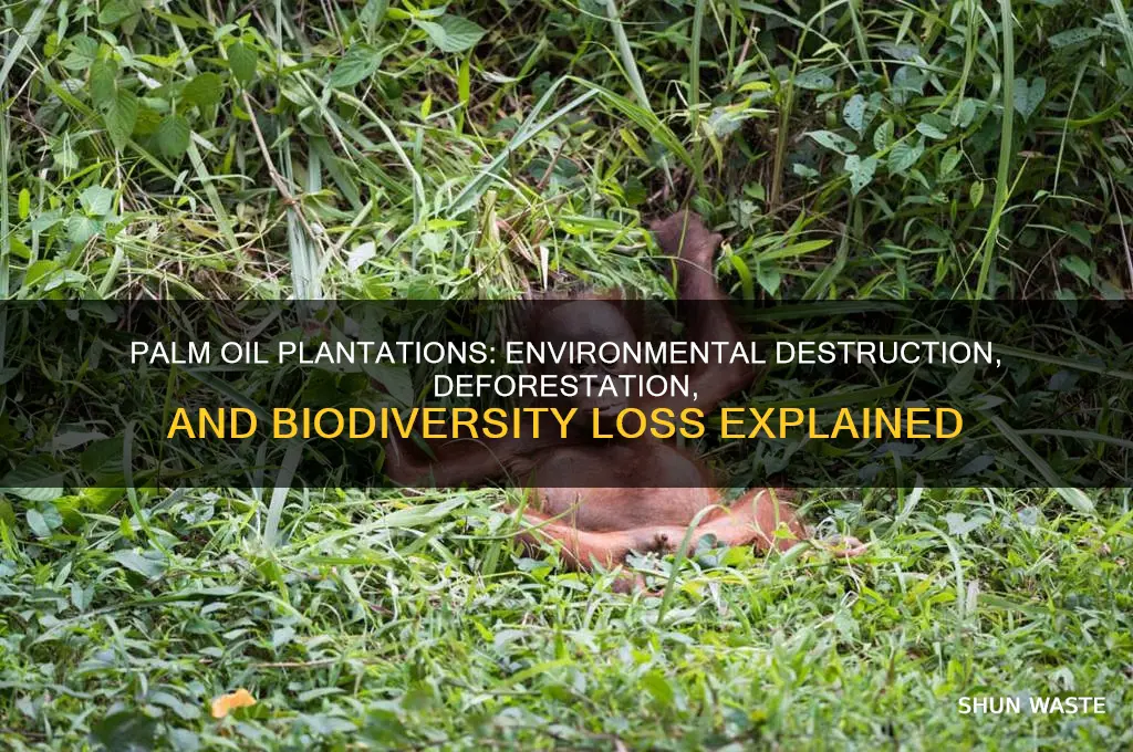 why are palm oil plantations bad for the environment