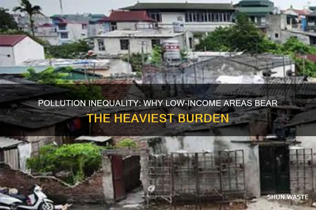 why are pollution rates higher in low income areas