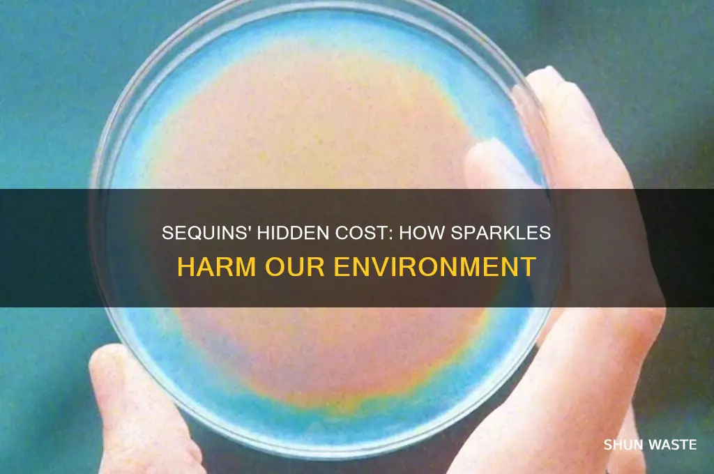 why are sequins bad for the environment