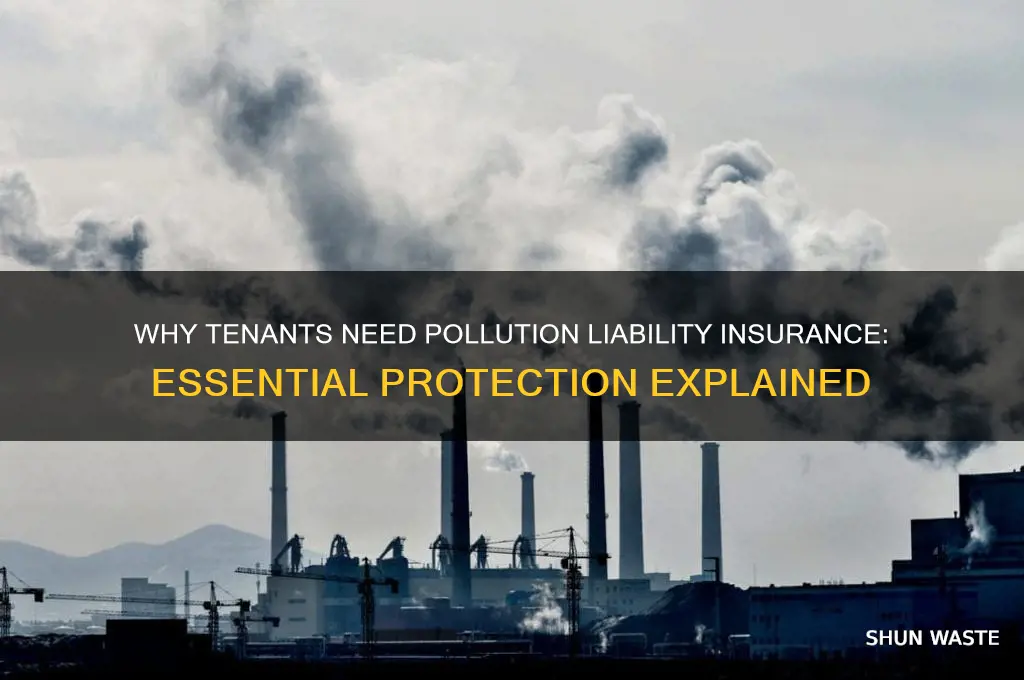 why are some tenants required to have pollution liability insurance
