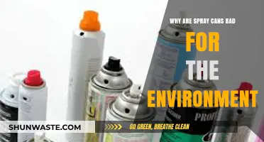 Spray Cans' Environmental Impact: Harmful Effects and Sustainable Alternatives