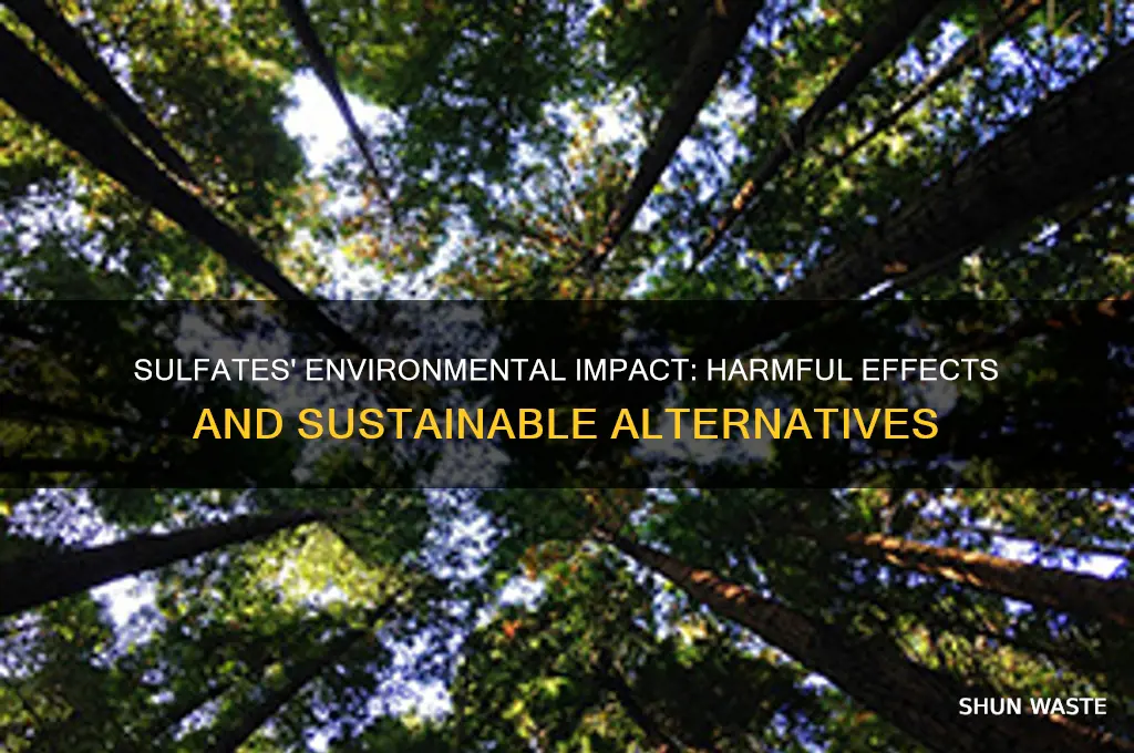 why are sulfates bad for the environment