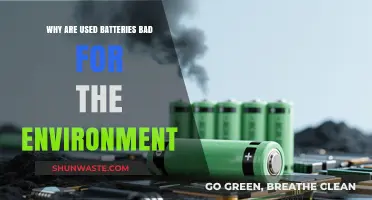 The Hidden Environmental Impact of Discarded Used Batteries