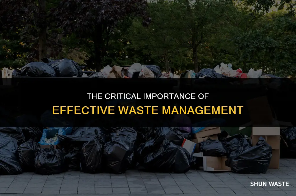 why are waste management issues important