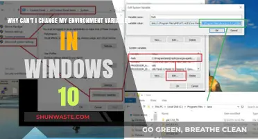 Troubleshooting Windows 10: Why Environment Variables Won't Update