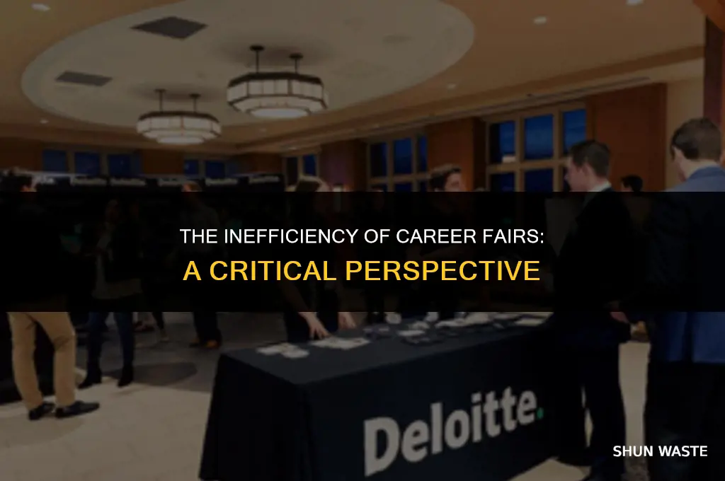 why career fairs are a waste of time