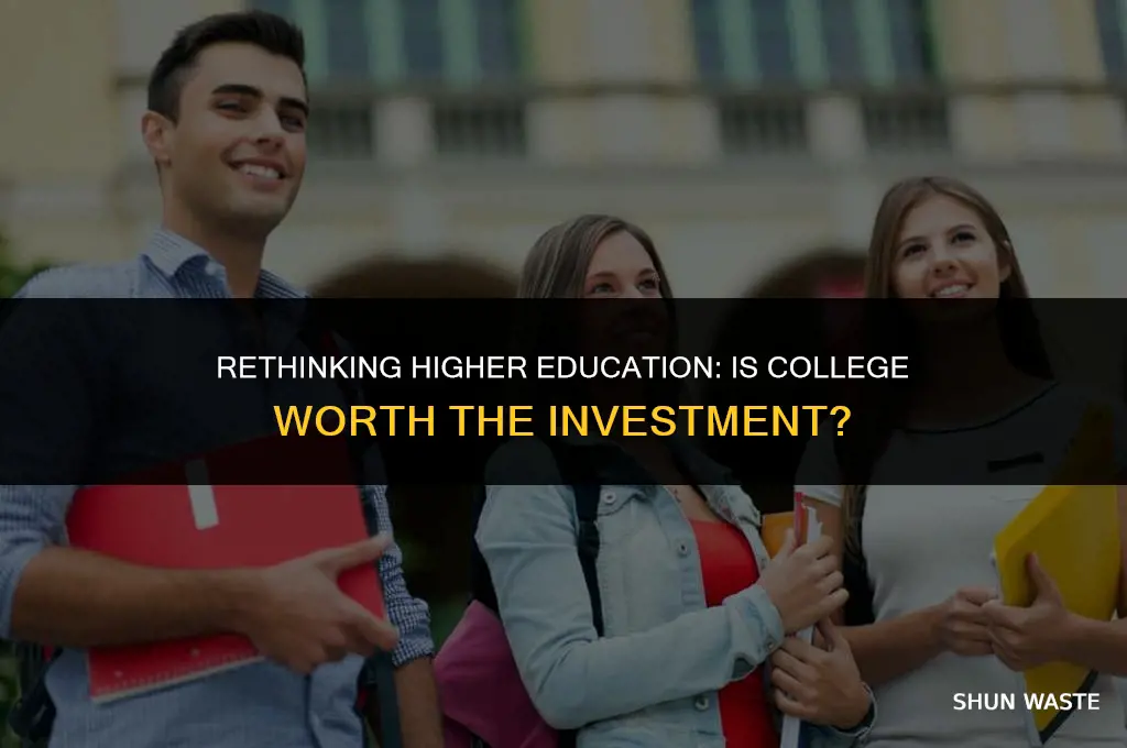 why college is a waste of time and money