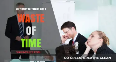 The Inefficiency of Daily Meetings: A Time Management Perspective