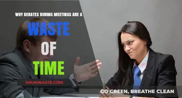 Debunking the Myth: Why Debates in Meetings Aren't Worth the Time