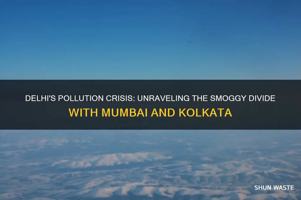 why delhi is more polluted than mumbai and kolkata