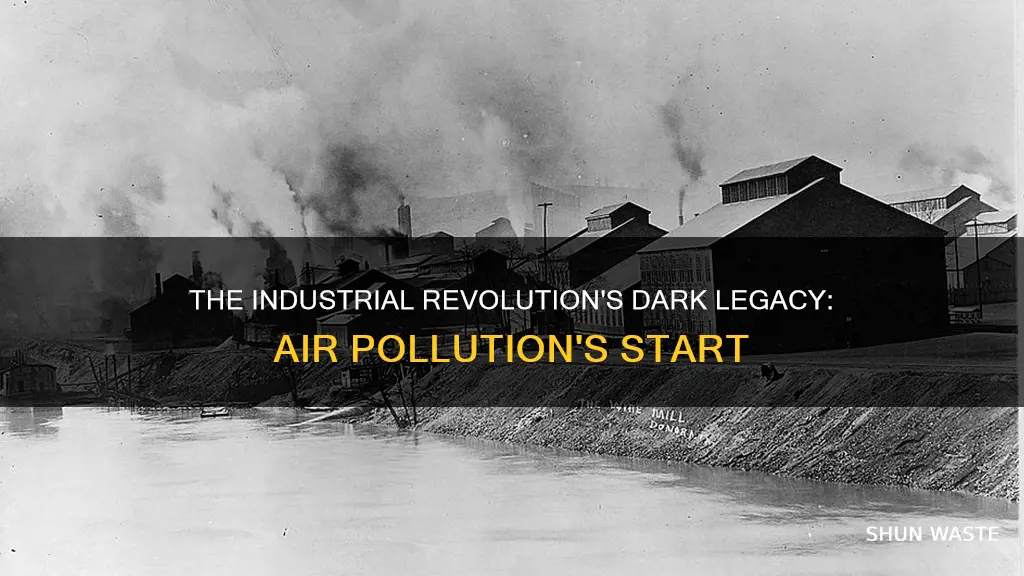 why did air pollution start