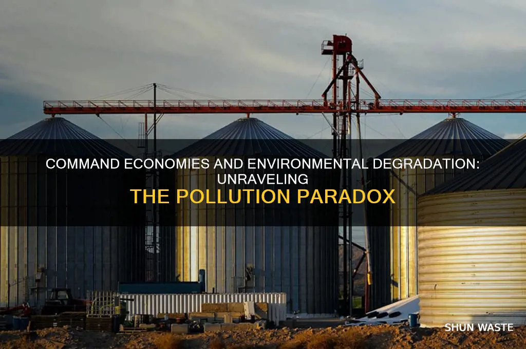 why did command economies pollute more