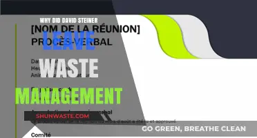 Unveiling the Reasons Behind David Steiner's Departure from Waste Management