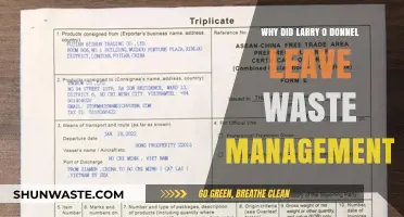 Unraveling the Mystery: Larry O'Donnell's Departure from Waste Management