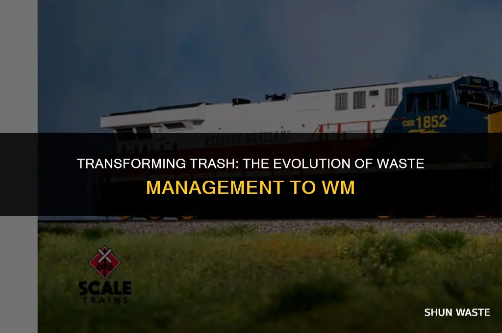 why did waste management change to wm