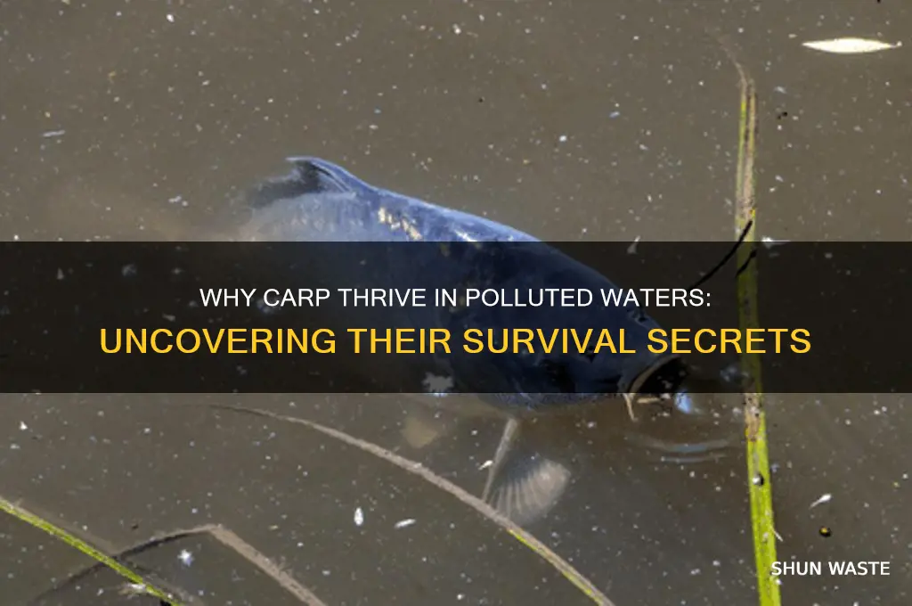 why do carp like polluted waters