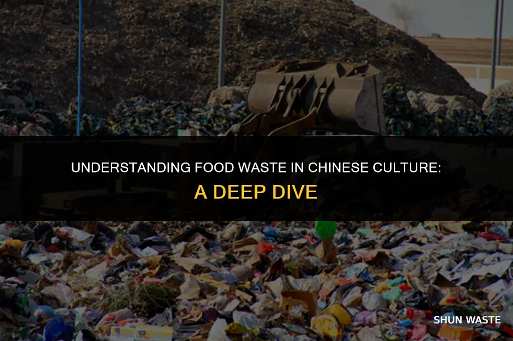 why do chinese waste food