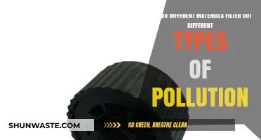 Material Matters: How Varied Filters Combat Specific Pollution Types