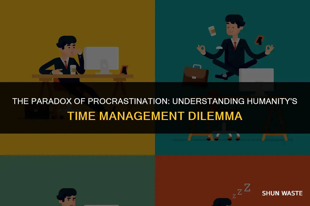 why do humans waste time