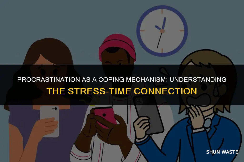 why do i waste time to cope with stress