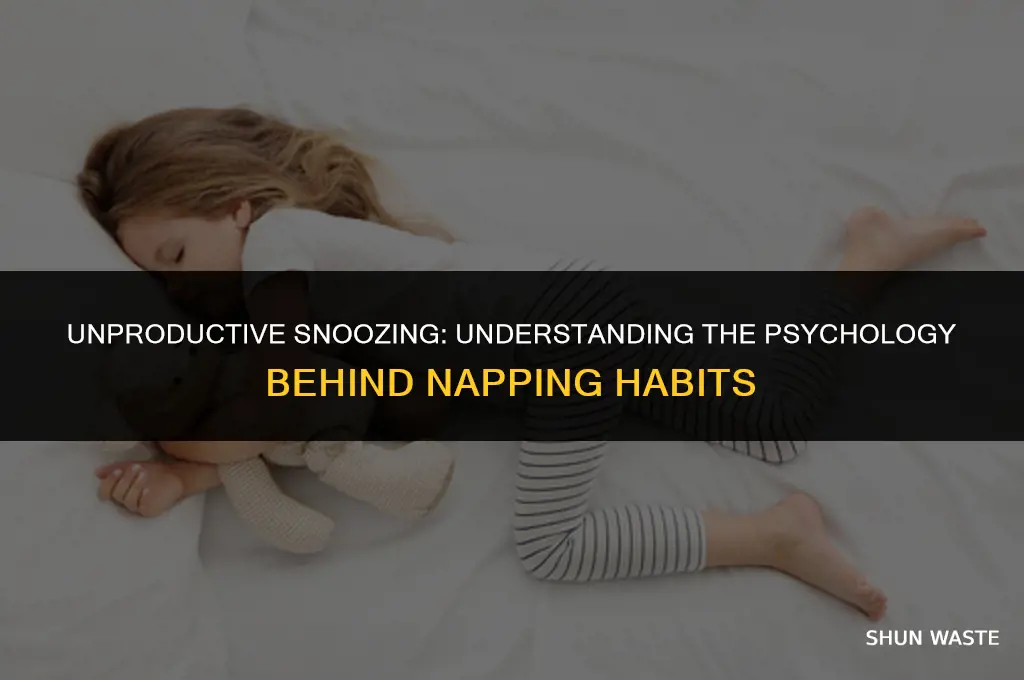 why do people waste time taking naps