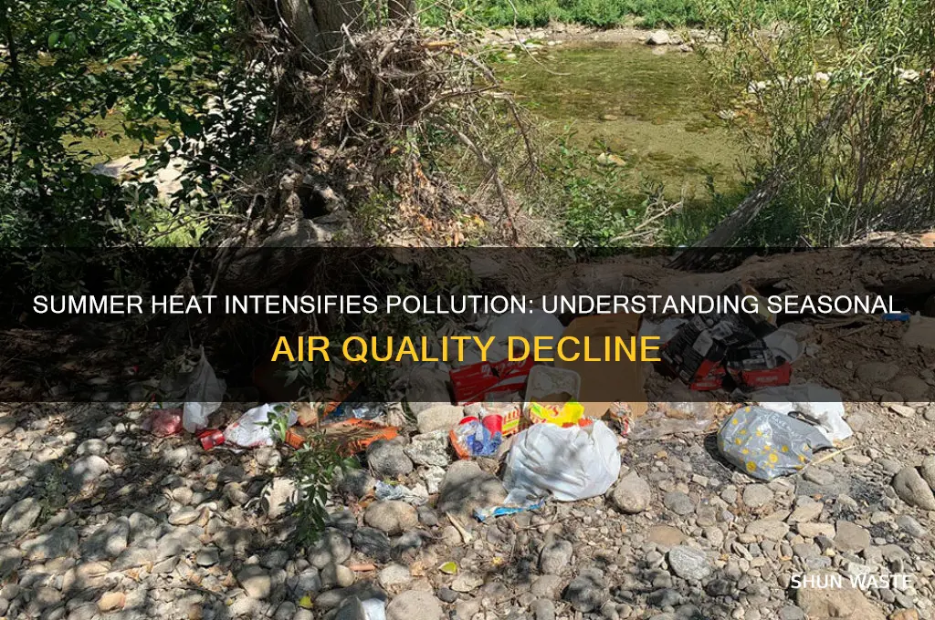why do pollutants get worse in the summer