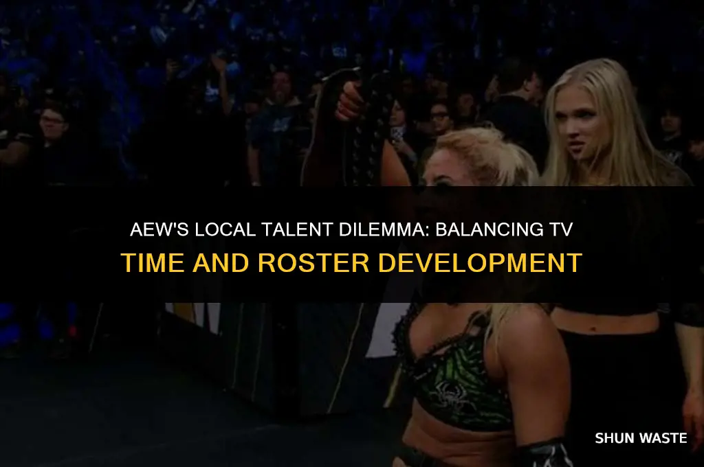 why does aew waste tv time on local jobbers