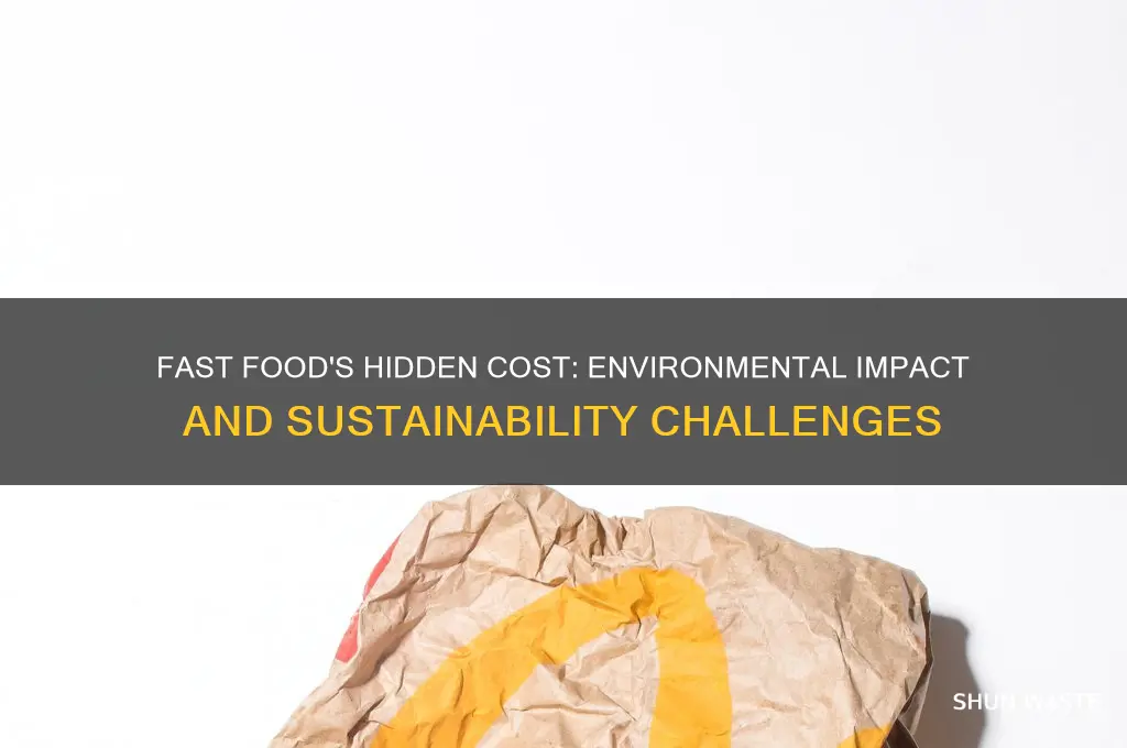 why does fast food affect environment